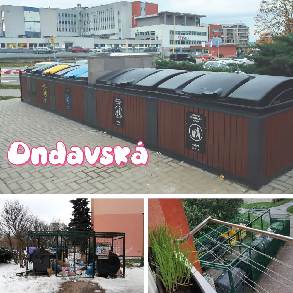 Kontajneroviská — Ondavská