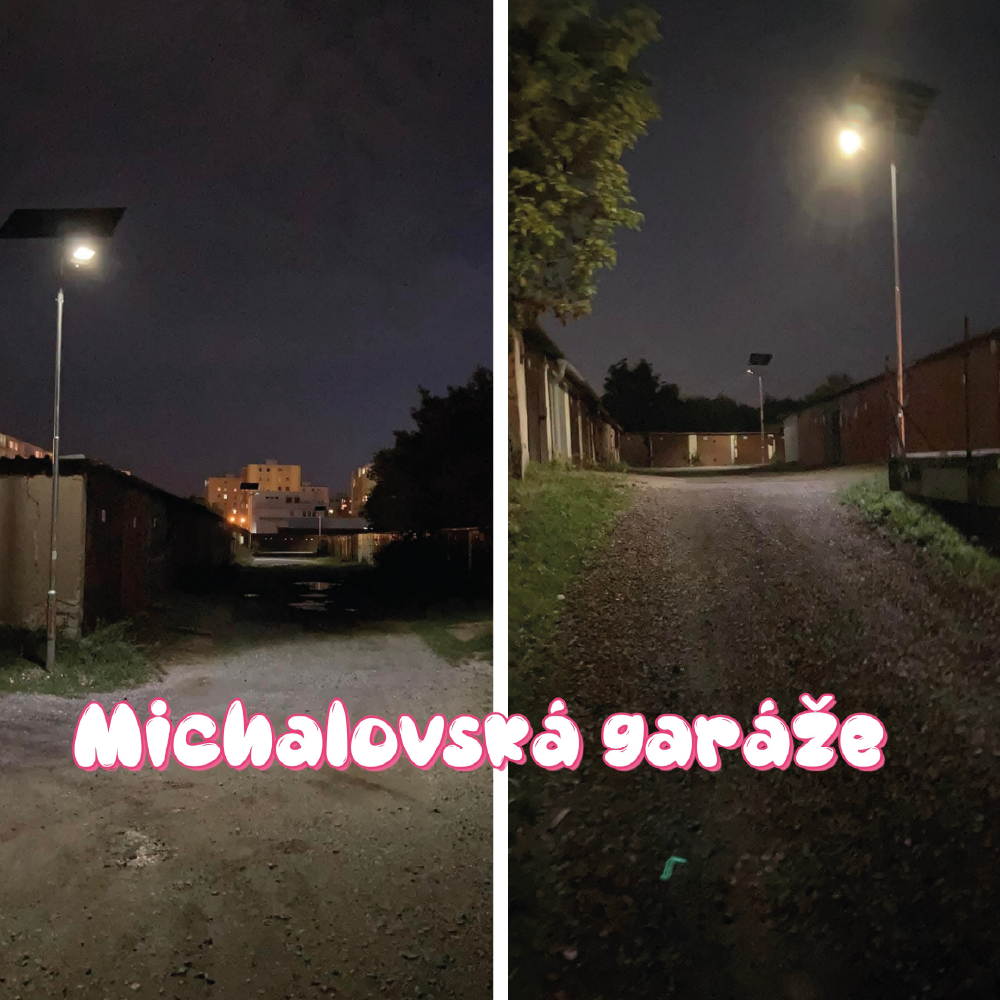 Chodníky — Michalovská garáže