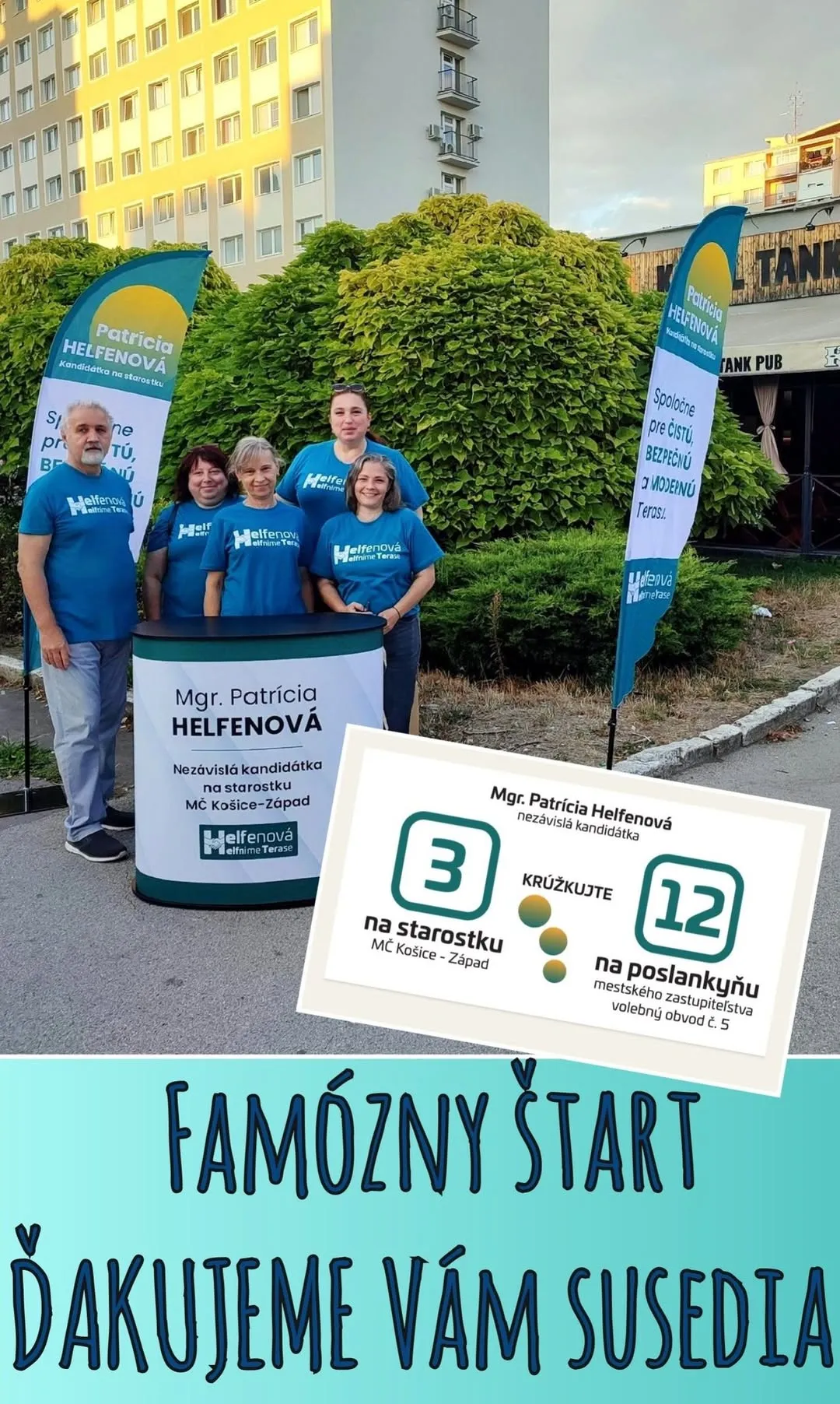 Famózny štart terénnej kampane, ďakujeme vám susedia