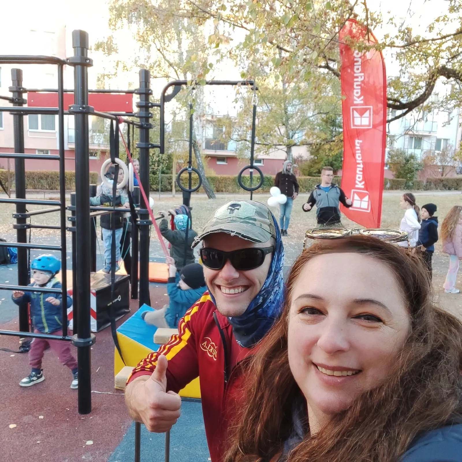 Workoutové ihrisko v areáli K Park